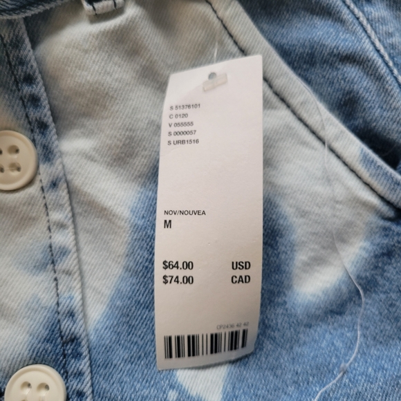 UO BDG Acid Wash Jean Skirt | size M - Picture 3 of 3